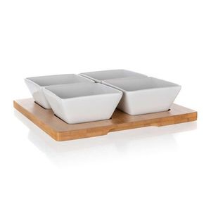 Set boluri de servit Banquet BRILLANTEBamboo, 40 x 9, 5 x 4 cm imagine