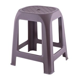 Scaun din plastic DESIGN mocca, 41 x 35 x 46 cm, maro imagine
