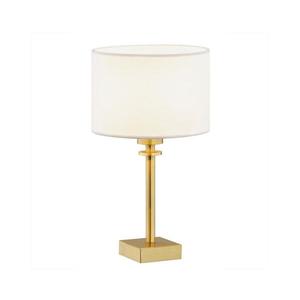 Lampă de masă ABBANO 1xE27/15W/230V alamă/albă Argon 8047 imagine