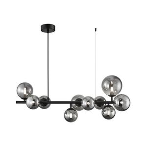 Lustră pe cablu MILA 10xG9/9W/230V negru/gri imagine