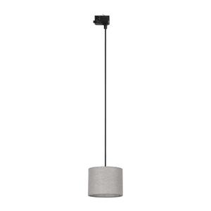Lustră pe cablu pentru sistem de șină trifazic TRACER 1xE27/15W/230V d. 20 cm negru/gri imagine