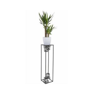 Suport pentru flori 80x24 cm, negru imagine