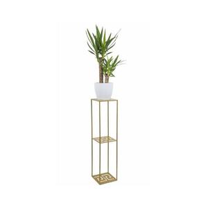 Suport pentru flori 100x24 cm, culoare aurie imagine