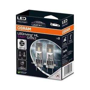 SET 2x LED Bec Auto EASY GEN H7 PX26d/16W/12V 6500K - Osram imagine