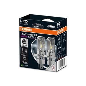 Set 2x LED becuri auto LEDriving H4/H19 P43t/PU43T-3 25W 12V 6500K Osram imagine