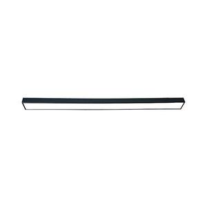 Plafonieră LED/32W/230V 4000K 120x7 cm negru imagine
