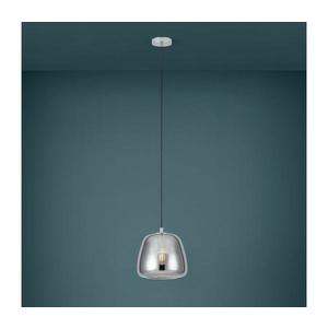 Lustră pe cablu ALBARINO 1xE27/40W/230V d. 26 cm gri Eglo 39666 imagine