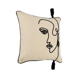 Eglo 420329 - Pernă decorativă CHEVERY, 45 x 45 cm, crem/negru imagine
