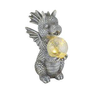Globo 33888 - Decorațiune solară LED dragon, 0, 02W, 3V, IP44 imagine