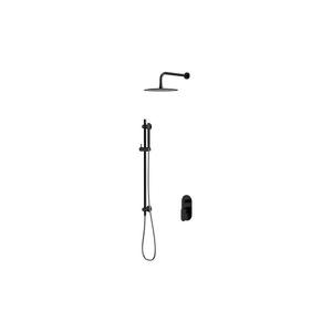 Set de duș cu baterie ascunsă Cersanit S952-009 CREA negru imagine