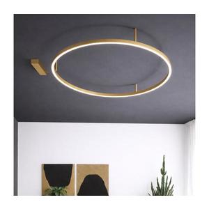 Ideal Lux - Plafonieră LED ORACLE SLIM, 81 W/230 V, Ø 150 cm, culoare: auriu imagine