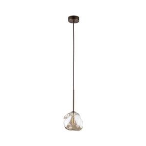 Brilagi - Pendul cu cablu VULCANO 1xG9/8W/230V maro/bej fumuriu imagine