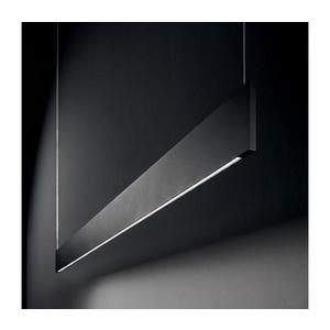 Ideal Lux - Lustră LED STEEL suspendată pe cablu, 24W, 230V, 3000K, CRI 90, 120 cm, negru imagine