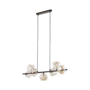 Brilagi - Lustră VULCANO suspendată pe cablu 7xG9/8W/230V maro/bej fumuriu imagine