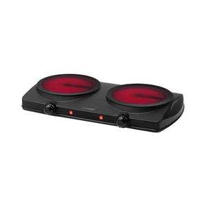 Concept VE3060 - Plită electrică dublă 2500W/230V, negru imagine