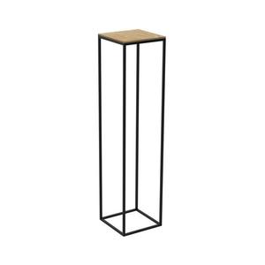 Suport de flori 100x24 cm negru imagine