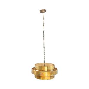 PTMD - Candelabru ZANTH suspendat pe lanț 1xE27/40W/230V, Ø 52 cm, auriu imagine