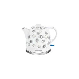Concept RK0010ne - Fierbător electric 1 l, 1100 W/230 V, alb/ceramică imagine