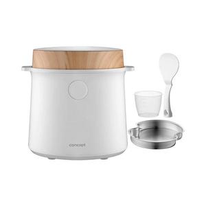 Concept RE3030 - Aparat digital pentru gătit orez 2 în 1 380W/230V 1, 5 l alb/decor de lemn imagine