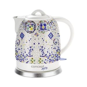 Concept RK0020 - Ceainic electric rapid din ceramică, 1, 5 l, 1350 W/230 V, multicolor imagine