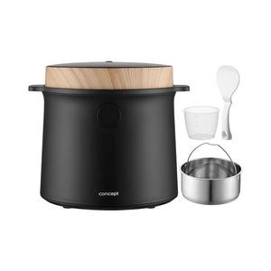 Concept RE4040 - Aparat digital pentru orez 2 în 1 450W/230V 2 l negru/decor din lemn imagine