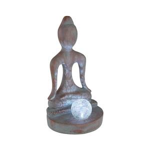 Globo 33569 - Lampă solară LED 0, 06 W/3 V IP44, statuetă Buddha imagine