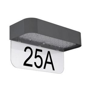 Globo 36790 - Număr de casă solar cu LED/6W/3, 7V IP54 imagine