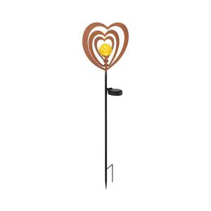 Globo 36580R - Lampă solară LED LED/0, 06W/3V IP44, inimă ruginie imagine