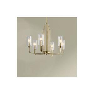 Quintiesse QN-KIMROSE6-BNB - Candelabru cu tijă KIMROSE 6xE14/40W/230V, auriu imagine