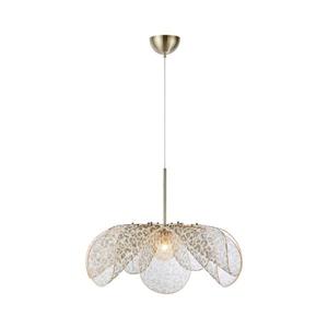Markslöjd 109170 - Lampă suspendată pe cablu STYRKA, 1xE27/40W/230V, Ø 75 cm, bej imagine