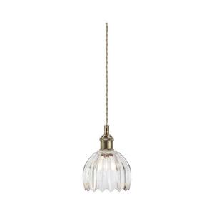 Markslöjd 109136 - Pendul suspendat pe cablu GOTA, 1xE14/40W/230V, alamă/sticlă transparentă imagine