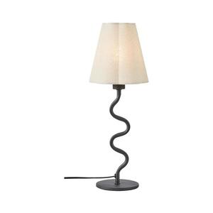 Markslöjd 109171 - Lampă de masă VEYA 1xE14/40W/230V, abajur din in, negru imagine
