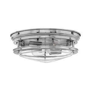 Quintiesse QN-HADRIAN-FS-CM-CLEAR Plafonieră de exterior HADRIAN, 2 x E27 (max. 40 W), 230 V, IP44, crom imagine