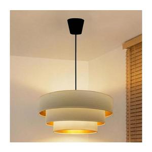 Brilagi - Lustră suspendată pe cablu LUNETA 1xE27/60W/230V Ø 40 cm crem/auriu imagine
