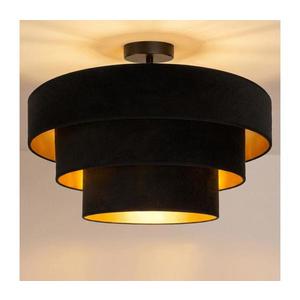 Brilagi - Plafonieră aplicată LUNETA 1xE27/60W/230V, Ø 40 cm, negru/auriu imagine
