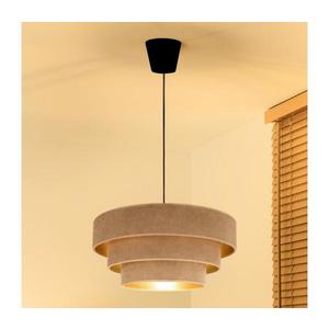 Brilagi - Lustră pe cablu LUNETA 1xE27/60W/230V Ø 40 cm bej/auriu imagine