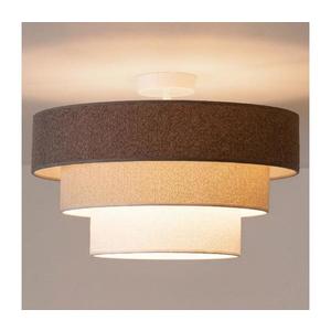 Brilagi - Lustră aplicată LUNETA 1xE27/60W/230V Ø 40 cm gri/crem/alb imagine