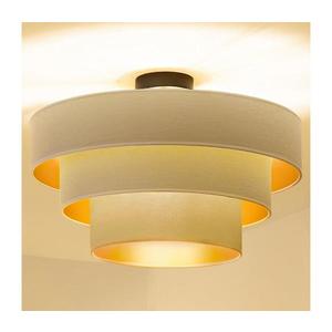 Brilagi - Lustră aplicată LUNETA 1xE27/60W/230V Ø 40 cm crem/auriu imagine