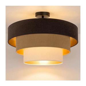 Brilagi - LUNETA, lustră aplicată, 1xE27/60W/230V, Ø 40 cm, maro/bej/crem imagine