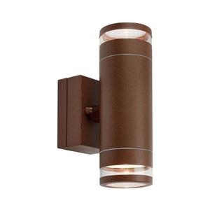 Markslöjd 109105 - Aplica LED de exterior LUNO, reglabilă, 2xLED/4, 9W/230V, IP65, maro imagine