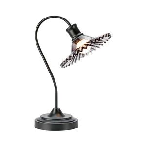 Markslöjd NOVIA 109151 - Lampă de masă 1xE27/60W/230V, negru/gri fumuriu imagine