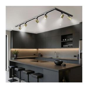 Brilagi - Lampă spot pe șină HUSKY 6xGU10/10W/230V negru/auriu imagine
