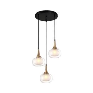 PND-99709-3A-BRO-CL - Lustră pe cablu KONILA 3xG9/10W/230V imagine