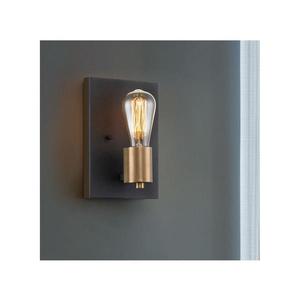 Quintiesse QN-SILAS1-DZ - Aplică de perete SILAS 1xE27/60W/230V negru/auriu imagine