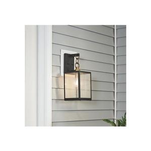 Quintiesse QN-LAHDEN2-M-WZC-Ven Aplica de perete pentru exterior LAHDEN M 1xE27/60W/230V IP44 negru/auriu imagine