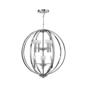 Quintiesse QN-MONDO8 - Lustră LED MONDO suspendată pe cablu, 8xG9/3W/230V, crom lucios imagine