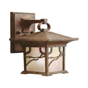 Quintiesse QN-MORRIS-S - Aplica de perete MORRIS S pentru exterior, 1xE27/60W/230V, IP44, bronz imagine