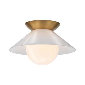 Quintiesse QN-SAUCER-FM-AB-OPAL - Plafonieră SAUCER 1xE27/40W/230V aurie imagine