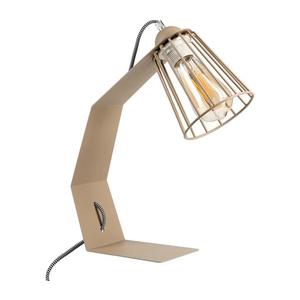 Lampă de masă NANDO 1xE27/15W/230V bej imagine