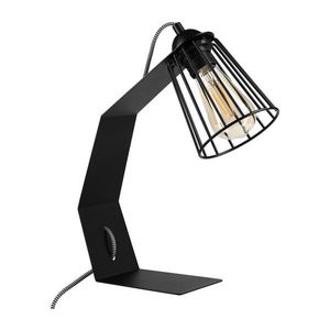 Lampă de masă NANDO 1xE27/15W/230V neagră imagine